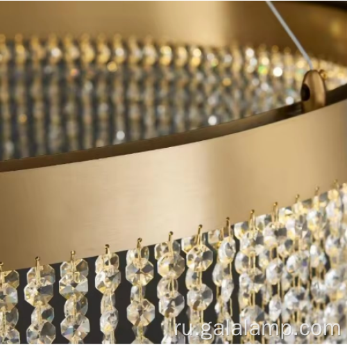 Элегантные хрустальные потолочные светильники для гостиной